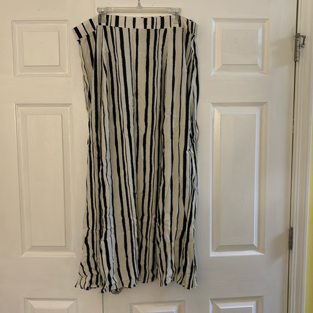 Eloquii Striped Maxi Skirt